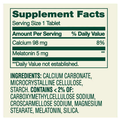 Melatonina 5mg - 240 tabletas Spring Valley