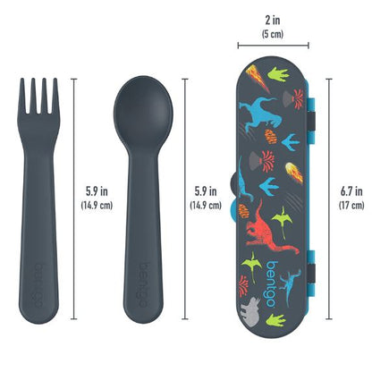 Bentgo Kids - Set de utensilios (Cuchara + tenedor)