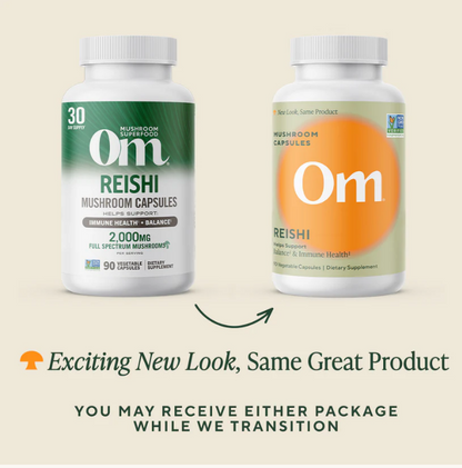 Mushroom Superfood - OM Reishi 90 capsulas