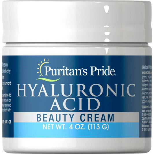 Beauty Cream Acido Hialuronico Puritan's Pride - Renueva La Piel Y Elimina Arrugas