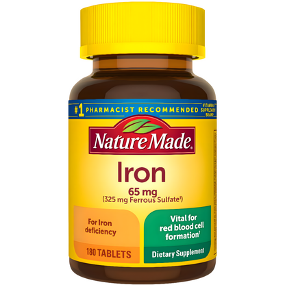Iron 65mg , tabletas - Nature Made