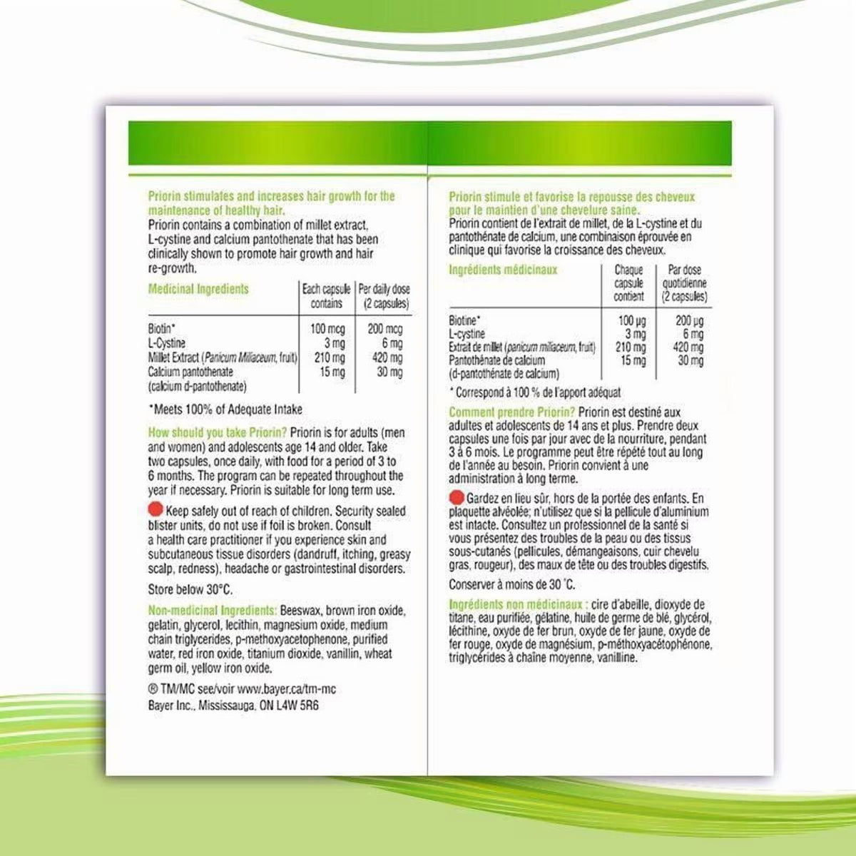Priorin Intense 60 Capsulas