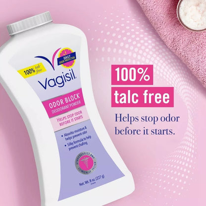 Vagisil, Desodorante en polvo para bloquear los olores, 227g