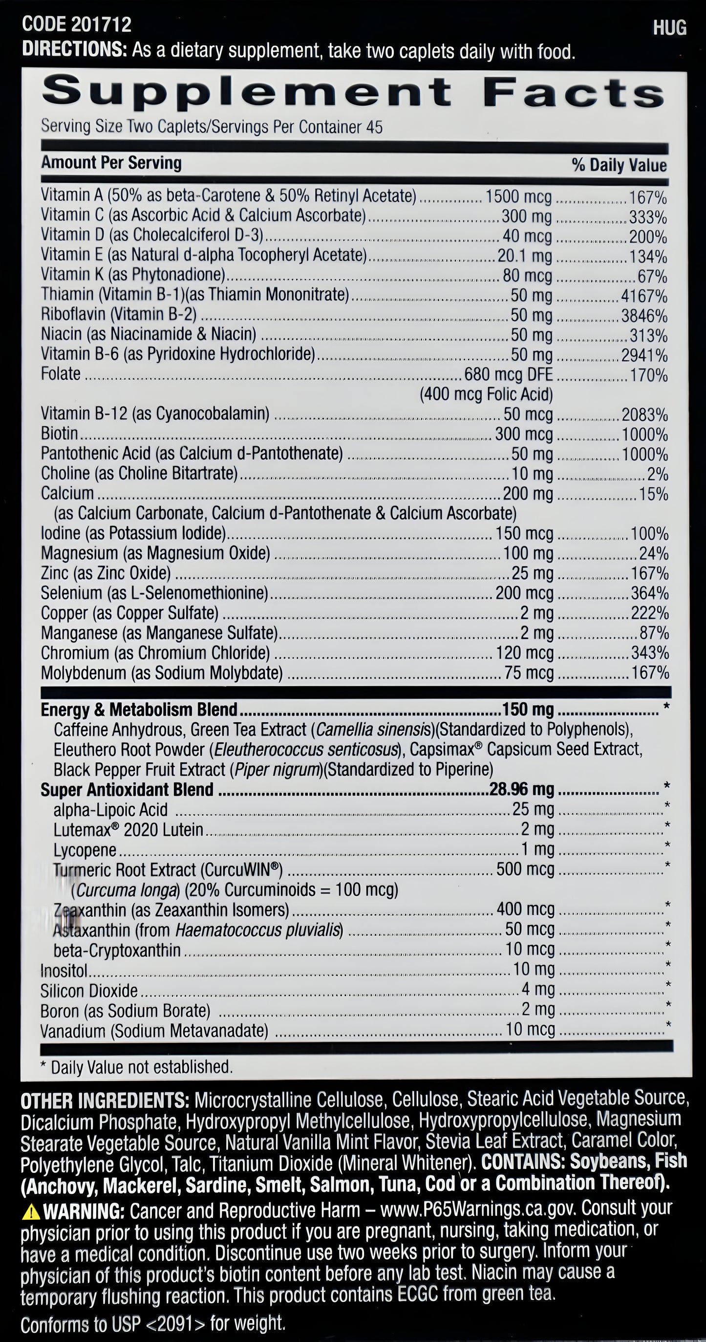 Mega Men Energia y  Metabolismo GNC - caps