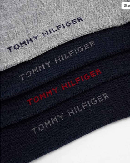 Tommy Hilfiger medias de vestir para hombre pack 4 unidades