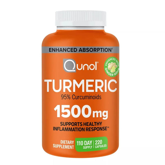 Turmeric 1500mg , 220 capsulas - Qunol