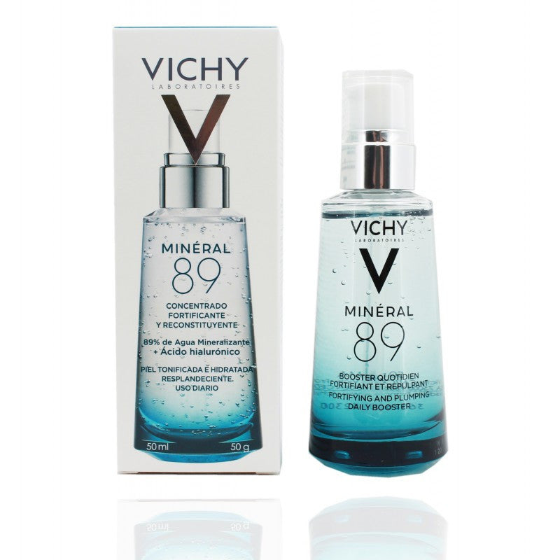 Vichy Mineral 89 Hyaluronic Acid Face Serum, Facial Gel Humectante y Puro Acido Hialuronico  Serum Humectante e Hidratante for Sensitive Skin and Dry Skin