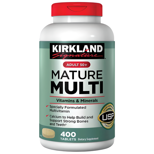Kirkland Multivitaminas y minerales para adultos  50+ , 400 tabletas