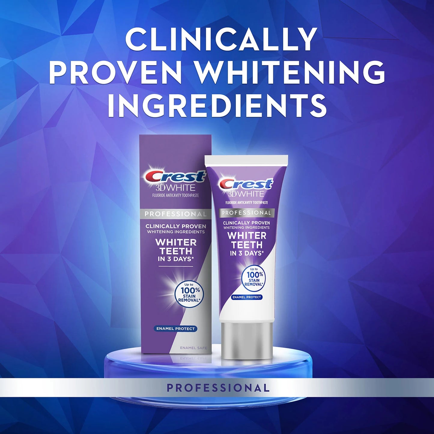Pasta de dientes Crest 3D White Professional Enamel Protect 85 gr.