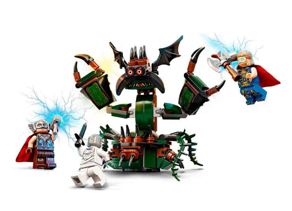 Lego 76207 marvel thor love and thunder , 159 piezas