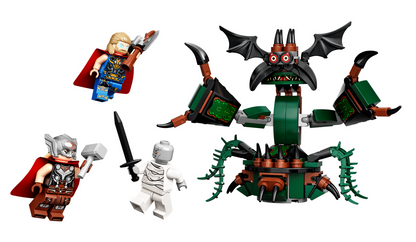 Lego 76207 marvel thor love and thunder , 159 piezas