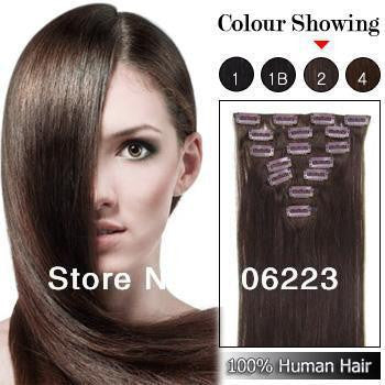 EXTENSIONES DE CABELLO LACIO NATURAL CON CLIPS 50cm de Largo