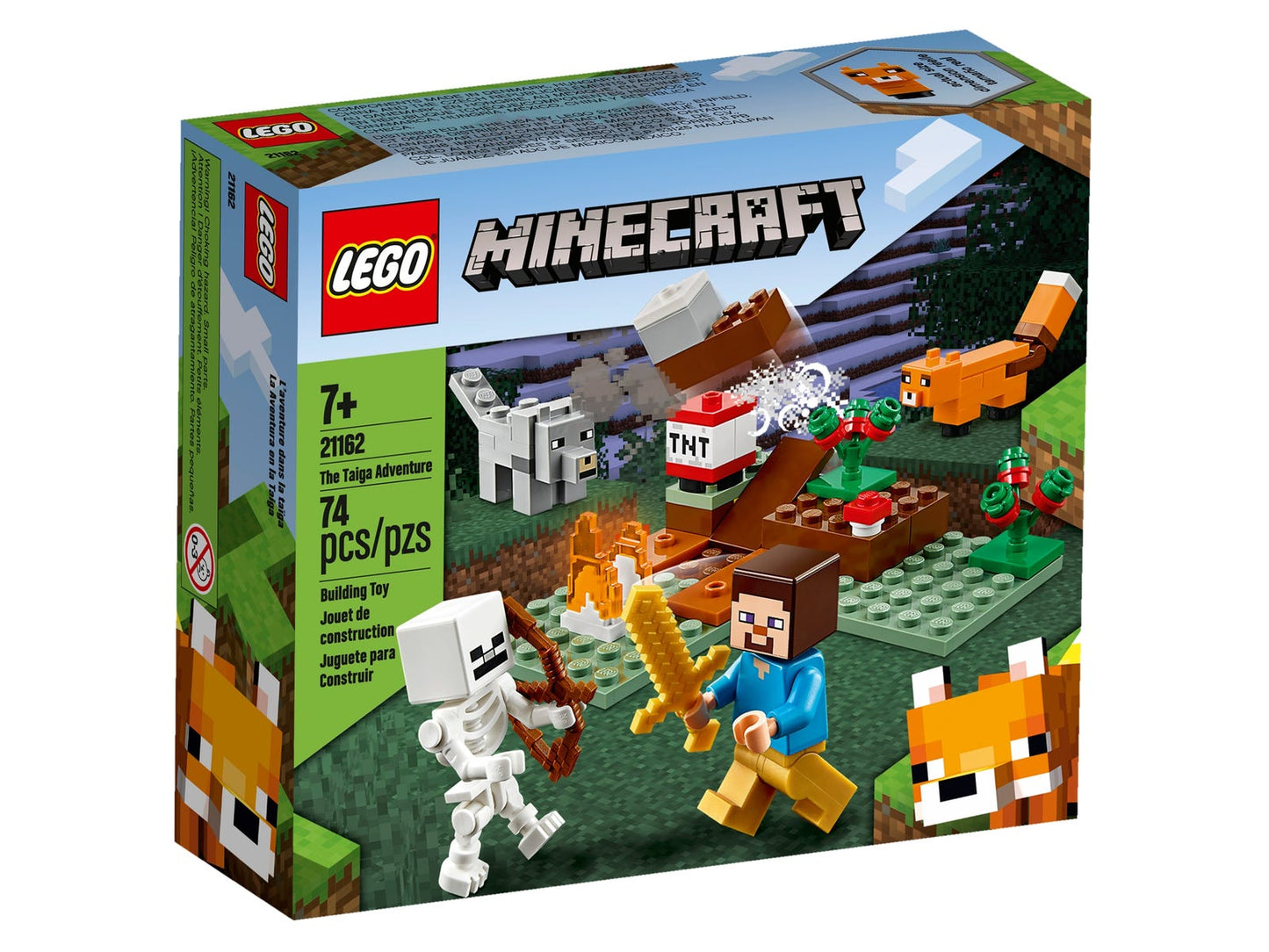 LEGO Minecraft The Taiga Adventure 21162 , 74 piezas