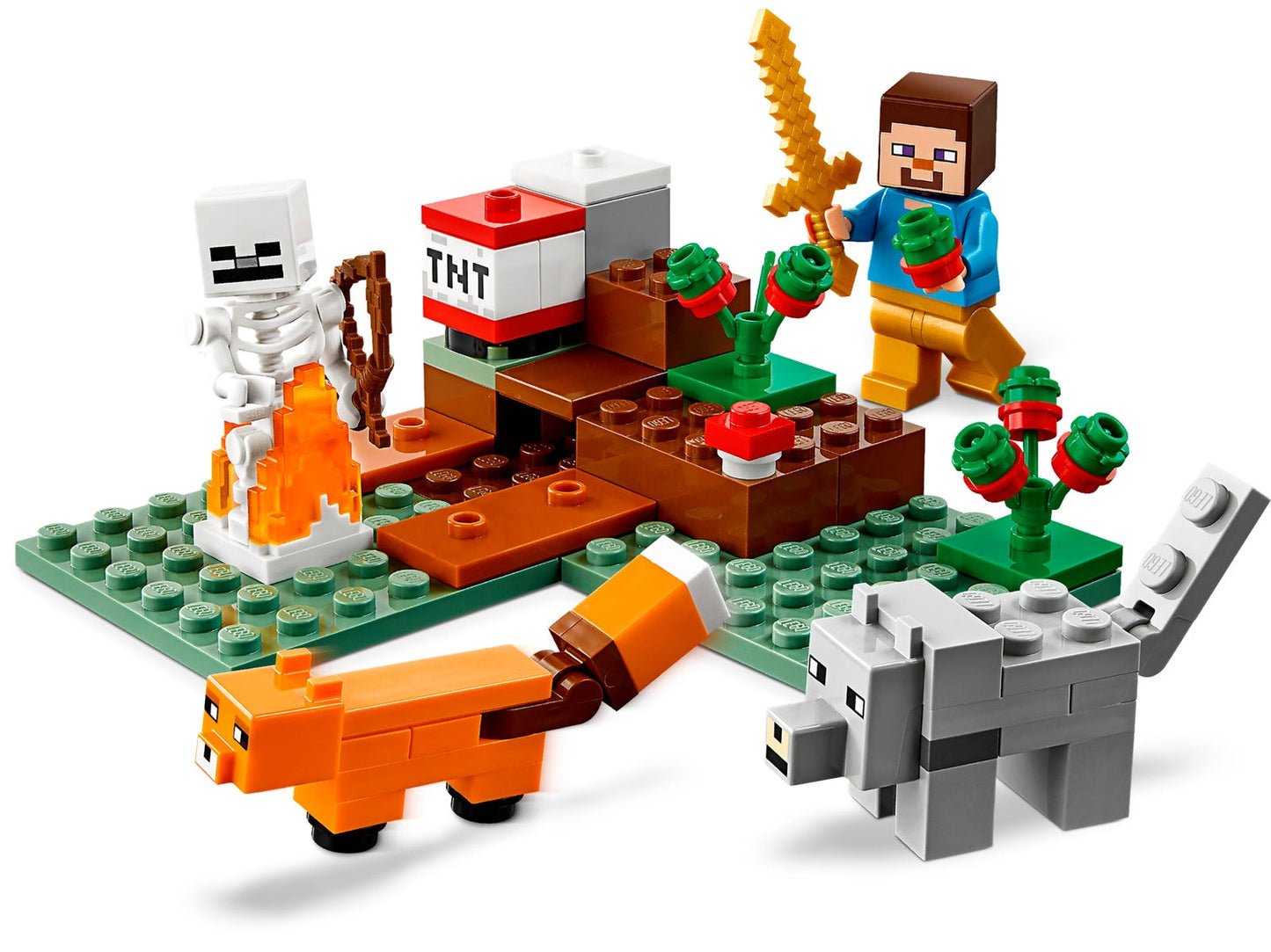 LEGO Minecraft The Taiga Adventure 21162 , 74 piezas