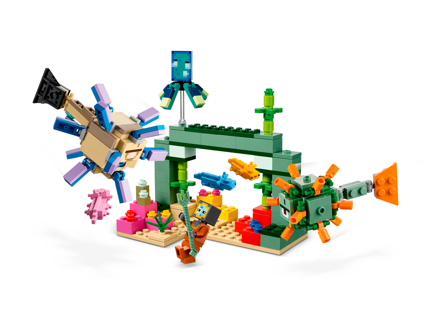 LEGO Minecraft The Guardian Battle 21180 , 255 piezas