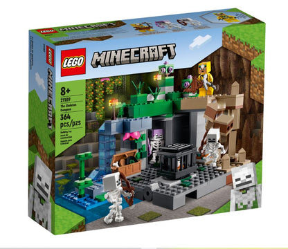 LEGO Minecraft The Skeleton Dungeon 21189  -para niños, niños y niñas a partir de 8 años a mas - 364 piezas