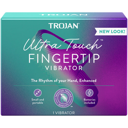 TROJAN FINGERTIP VIBRATOR - Ultra Touch Intense Massager