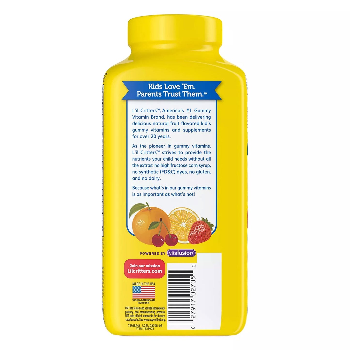 Lil Critters -Suplemento vitaminico para niños  300 Gomitas