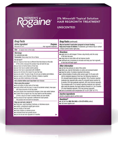 ROGAINE WOMEN 2% MINOXIDIL SOLUTION
