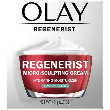 Olay Regenerist  Micro-Sculpting Cream Crema Hidratante Facial regeneradora, 1.7 oz. Sin Fragancia