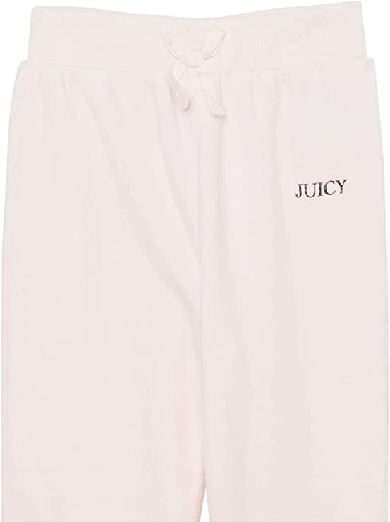 Juicy Couture Conjunto de 3 piezas con capucha para niñas  Rosa (Barely Pink)