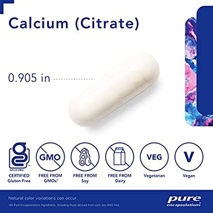 Pure Encapsulations - Calcio (citrato) 180 unidades
