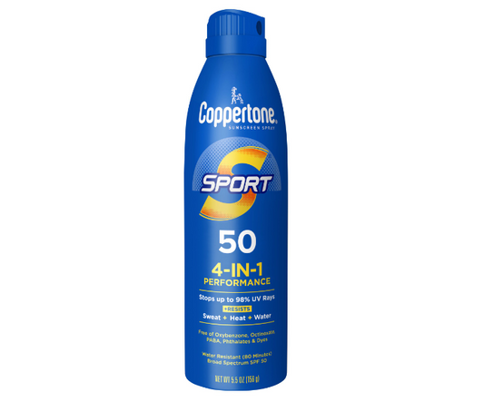 Coppertone Sport Sunscreen Spray, SPF - 156g
