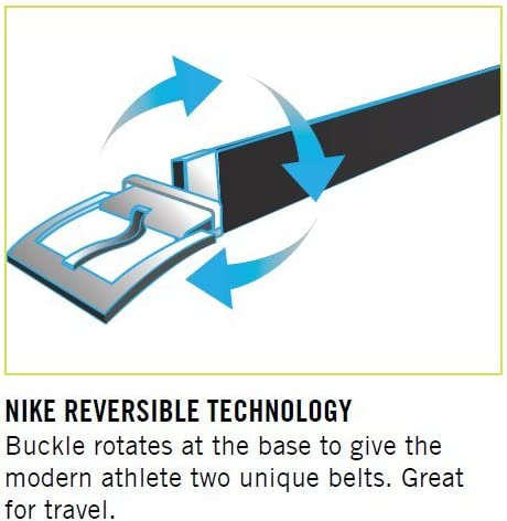 Cinturon Nike - Perforado reversible para hombre