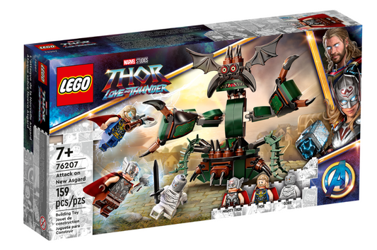 Lego 76207 marvel thor love and thunder , 159 piezas