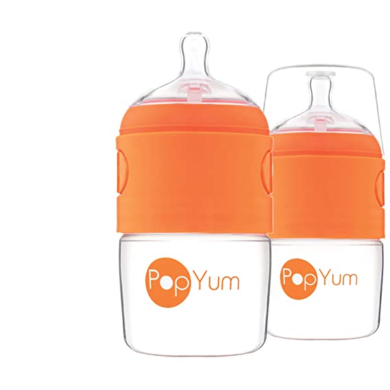 PopYum Fórmula anticólica 9 onzas para fabricar, mezclar, dispensar, biberones, paquete de 3 und