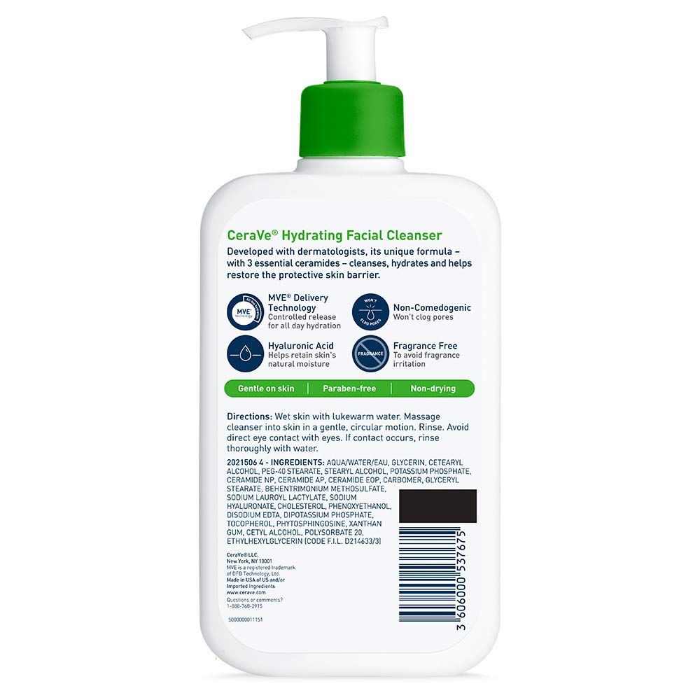 Limpiador Facial Hidratante para Piel Normal a Seca - CeraVe