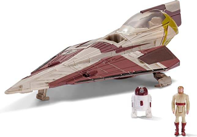 Star Wars Micro Galaxy Squadron Starfighter con OBI-Wan Kenobi