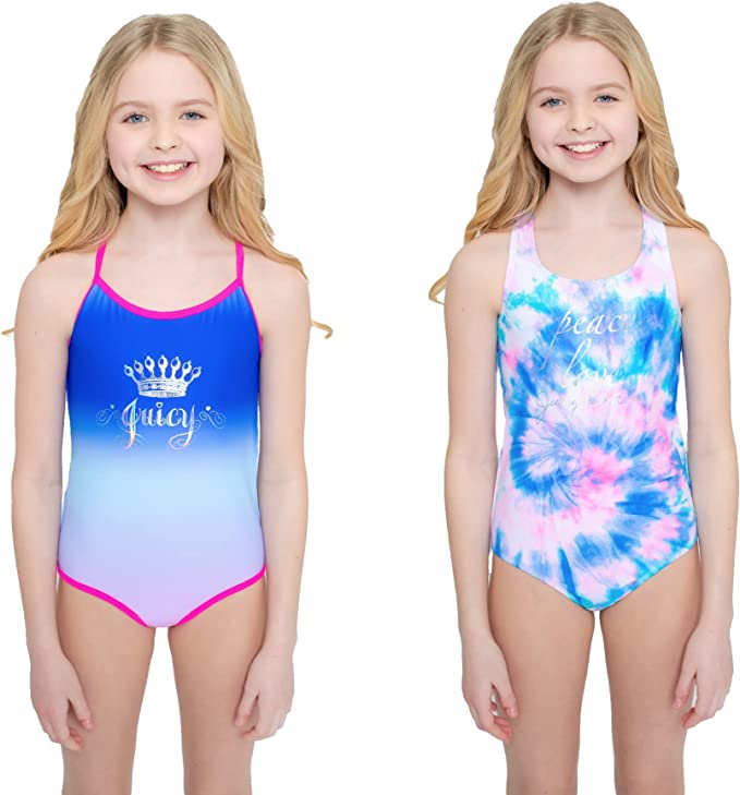 trajes de baño de una pieza para niñas Juicy Couture