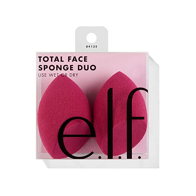 e.l.f. Cosmetics Total Face Sponge Duo, 2 unidades