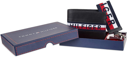 Tommy Hilfiger Billetera de cartera para hombre