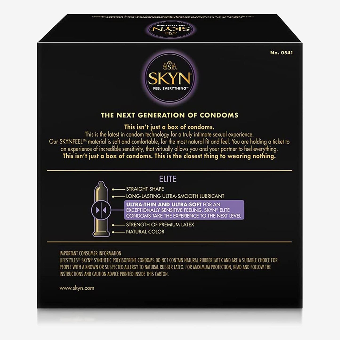 SKYN Elite - Preservativos ultrafinos y lubricados sin látex