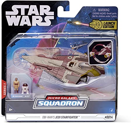 Star Wars Micro Galaxy Squadron Starfighter con OBI-Wan Kenobi