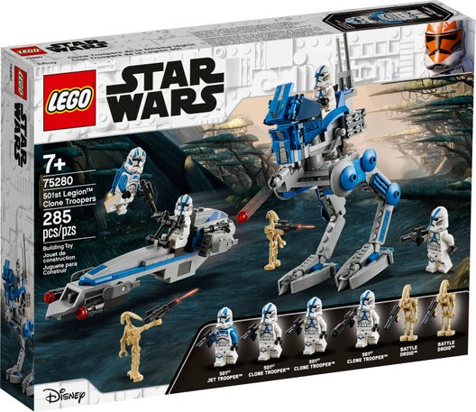 LEGO Star Wars 501st Legion Clone Troopers 75280
