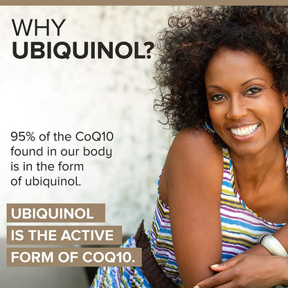 Ubiquinol 200 mg + Omega-3 250 mg Qunol Plus - 90 Capsulas Blandas