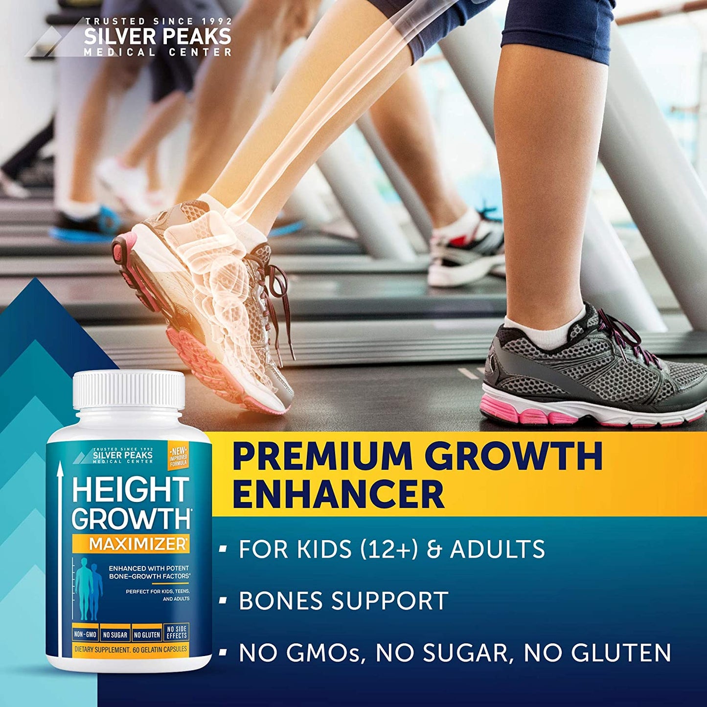 Height Growth Maximizer 60 cap- Maximizador de crecimiento de altura
