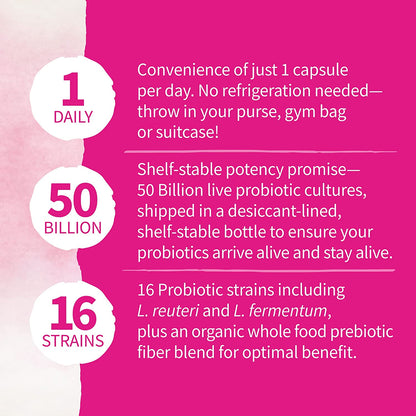 Probióticos Garden of Life - Dr. Formulated Once Daily Womens 30 cápsulas