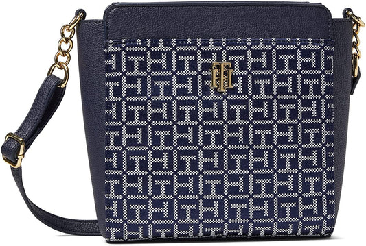 Tommy Hilfiger Antonella II Crossbody Square Monogram Jacquard