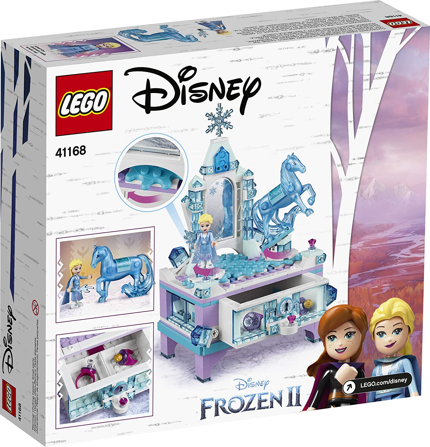 LEGO Disney Princess 41168 : Frozen II Elsa's Jewelry Box Creation 6 años (300 piezas)