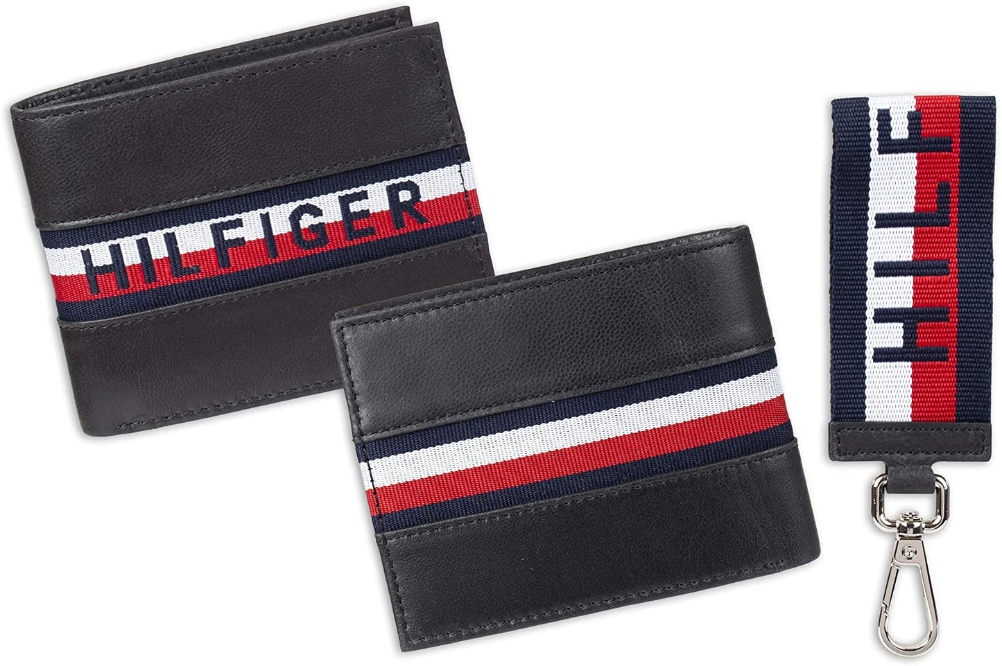 Tommy Hilfiger Billetera de cartera para hombre