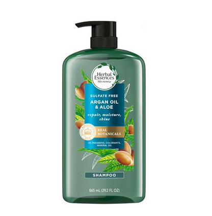 Herbal Essences Shampoo de Aceite de Argán y Aloe , 865ml