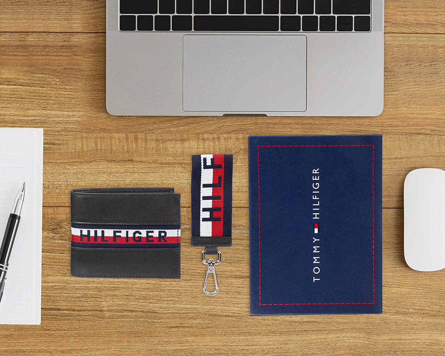 Tommy Hilfiger Billetera de cartera para hombre