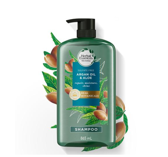 Herbal Essences Shampoo de Aceite de Argán y Aloe , 865ml