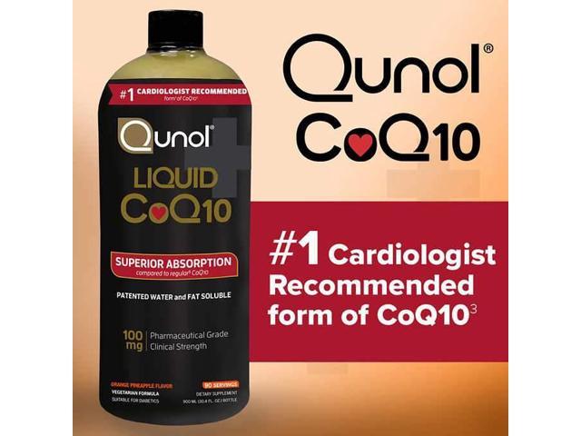 Qunol Liquid CoQ10 100 mg., 30.4 Ounces