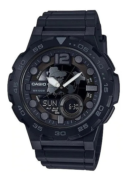 Reloj Casio AEQ-110W-1BVCF Analógico Y Digital Hombre - Negro