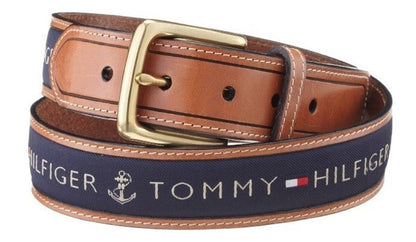 Tommy Hilfiger correa de cuero para hombre